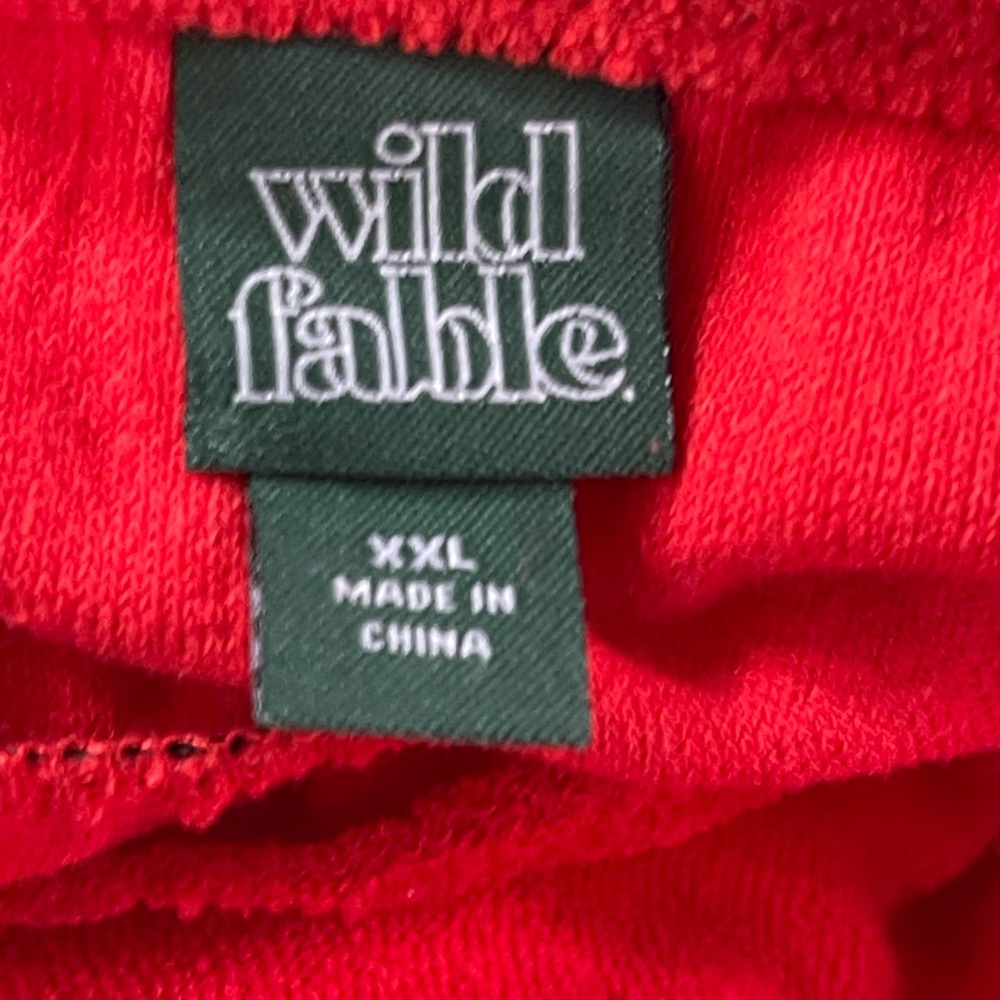 NWT Wild Fable terry cloth romper / swim cover in Red. No holes, stains or odors - Picture 6 of 8